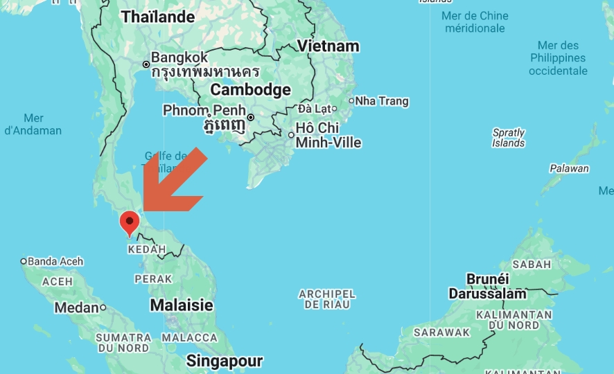 Où se trouve Langkawi en asie du sud est