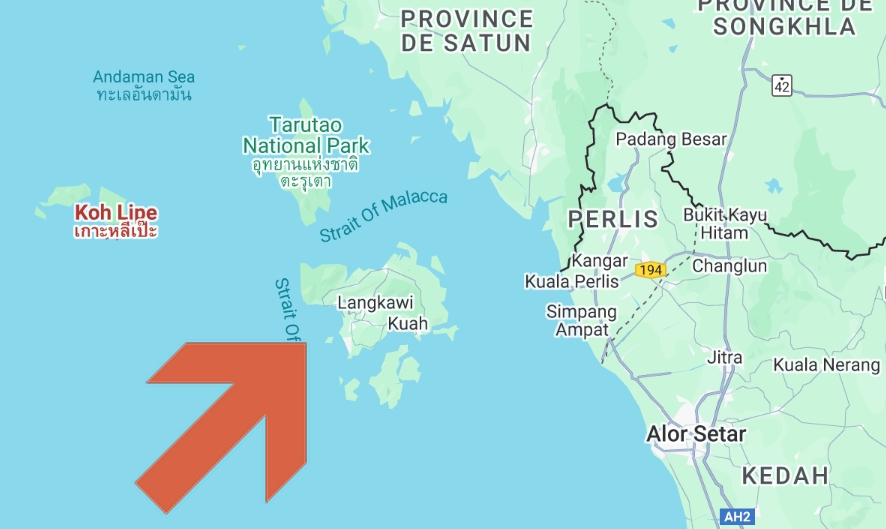 Où se trouve Langkawi koh lipe