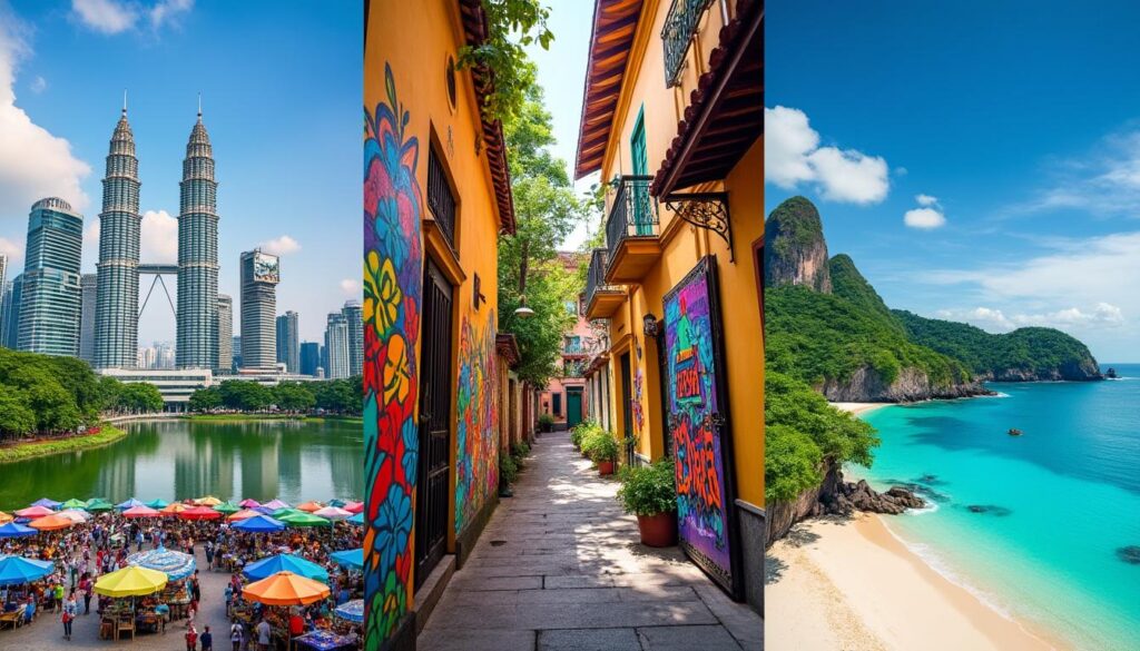 découvrez les merveilles de la malaisie en novembre avec notre guide sur les trois villes incontournables. profitez d'un séjour inoubliable en explorant la culture, la gastronomie et les paysages époustouflants de kuala lumpur, penang et langkawi.