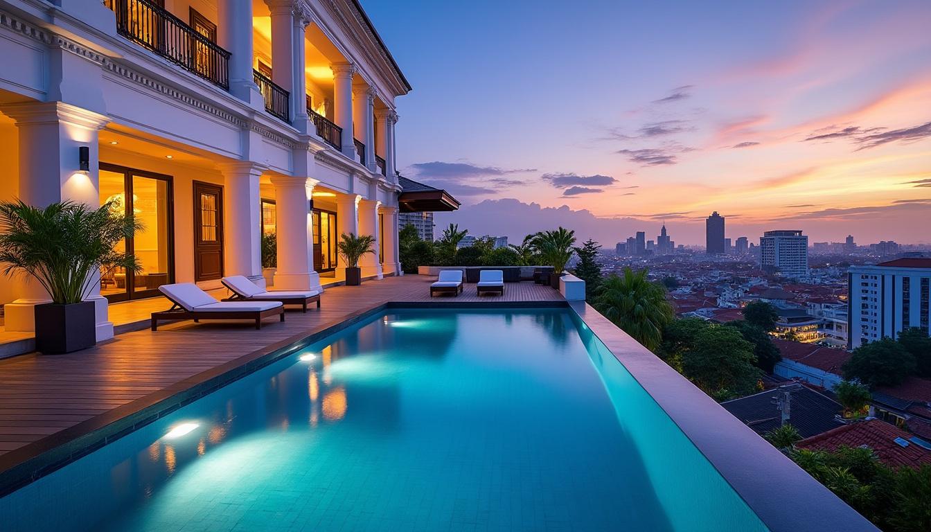 découvrez l'élégance d'un hôtel 5 étoiles à penang, où le prestige rencontre le confort au cœur de george town. profitez d'un service exceptionnel, d'installations luxueuses et d'une expérience inoubliable dans cette destination emblématique.