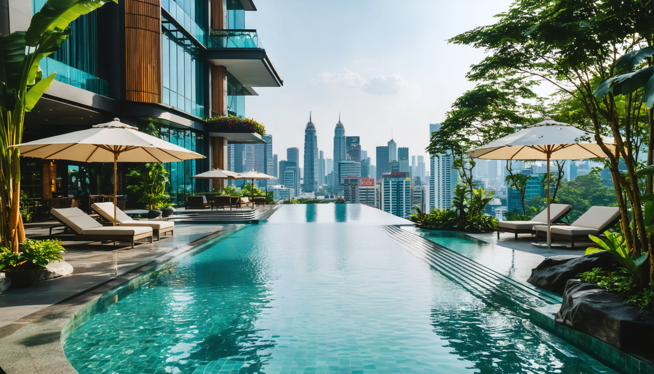 découvrez notre sélection des meilleurs hôtels avec piscine à kuala lumpur pour 2025. profitez de séjours inoubliables dans des établissements de qualité, alliant confort et détente. que vous soyez en voyage d'affaires ou en vacances, trouvez l'endroit idéal pour vous rafraîchir au cœur de la capitale malaisienne.