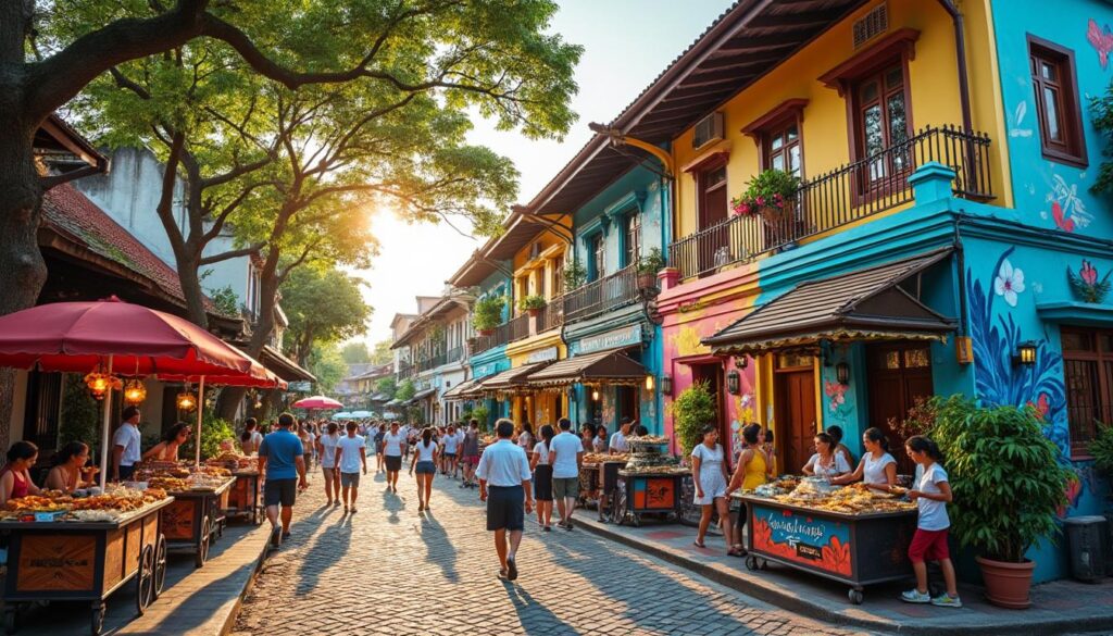 découvrez georgetown, la perle de penang, où l'art de rue vibrant, la délicieuse gastronomie locale et l'héritage colonial fascinant s'entremêlent pour offrir une expérience unique et inoubliable.