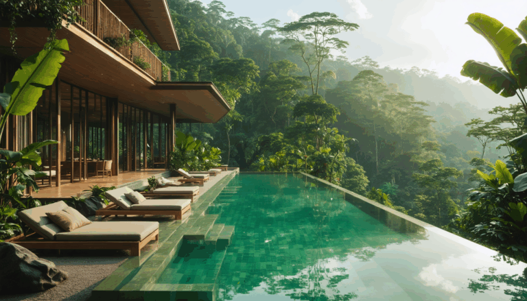 découvrez un hôtel avec piscine à sandakan, idéal pour séjourner au cœur de la nature luxuriante de bornéo. profitez d’un hébergement confortable, d’un cadre naturel apaisant et d’activités inoubliables au plus près de la jungle.