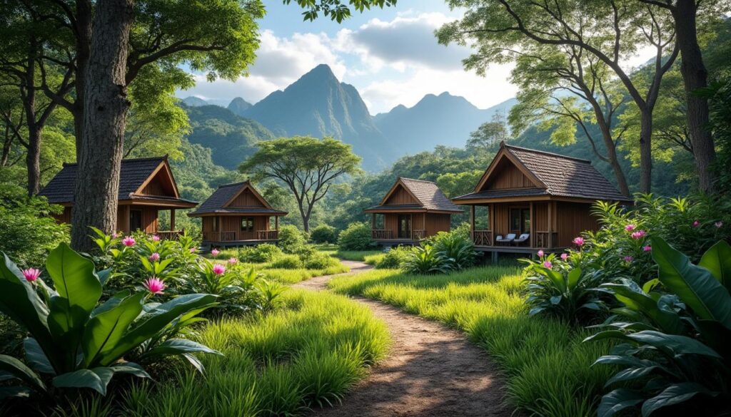 découvrez les meilleurs hôtels près du gunung mulu park et vivez une expérience unique en dormant au cœur de la jungle. profitez d’un séjour inoubliable entouré par la nature luxuriante de bornéo.