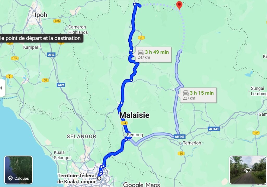 taman negara voiture