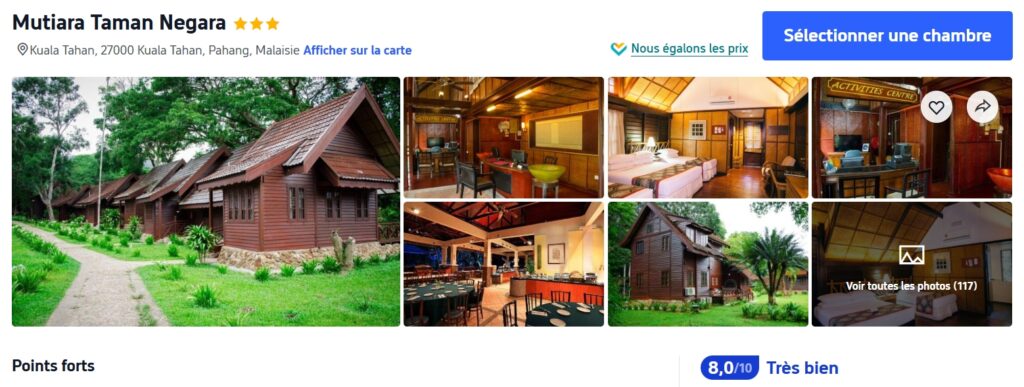 Mutiara Taman Negara resort parc national