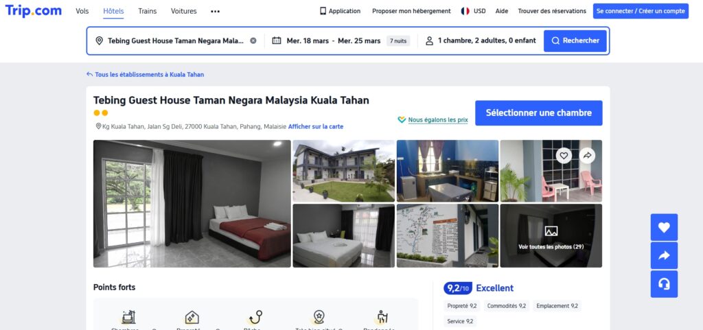 Tebing Guest House - Taman Negara - Kuala Tahan
