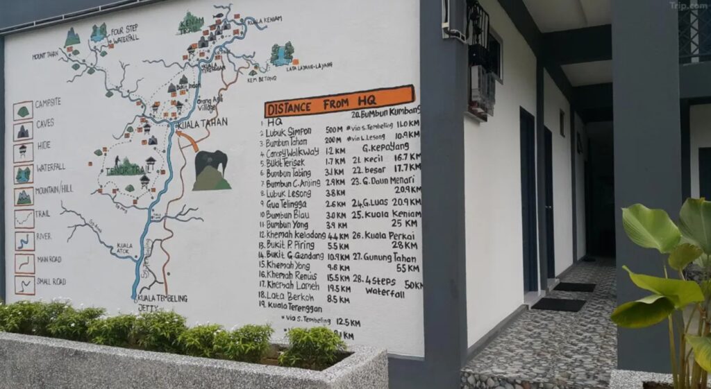 Tebing Guest House entrée– Taman Negara