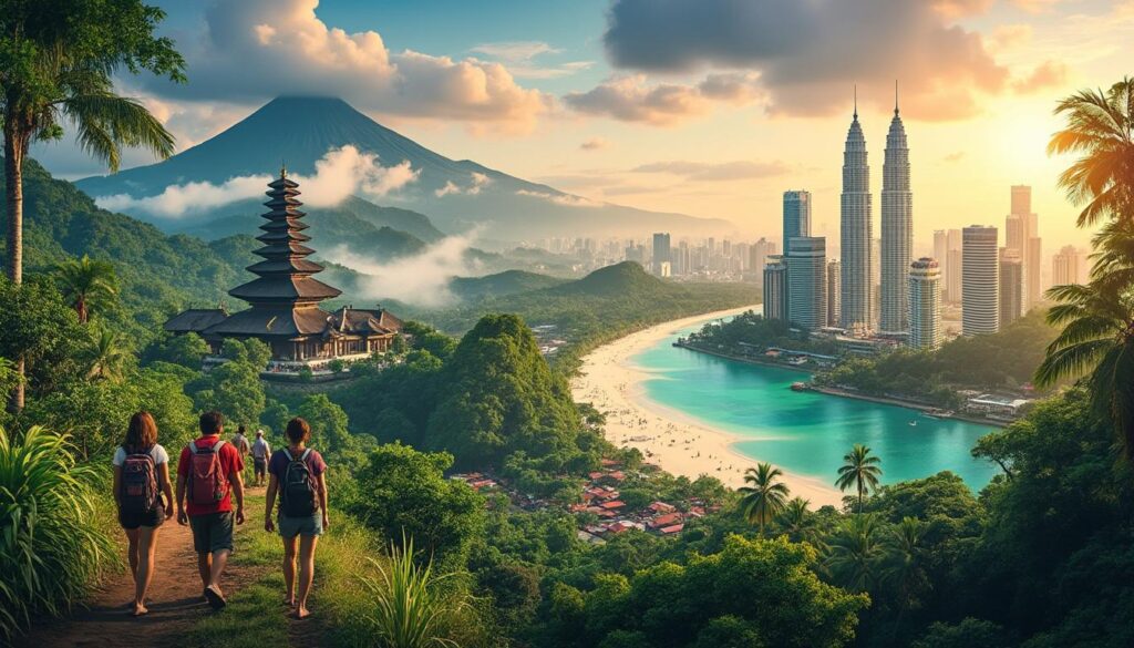 découvrez un itinéraire complet pour un voyage combiné indonésie-malaisie, avec des conseils pratiques pour optimiser votre séjour entre cultures, plages et aventures.