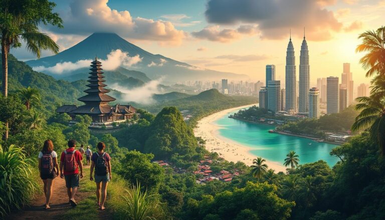 découvrez un itinéraire complet pour un voyage combiné indonésie-malaisie, avec des conseils pratiques pour optimiser votre séjour entre cultures, plages et aventures.