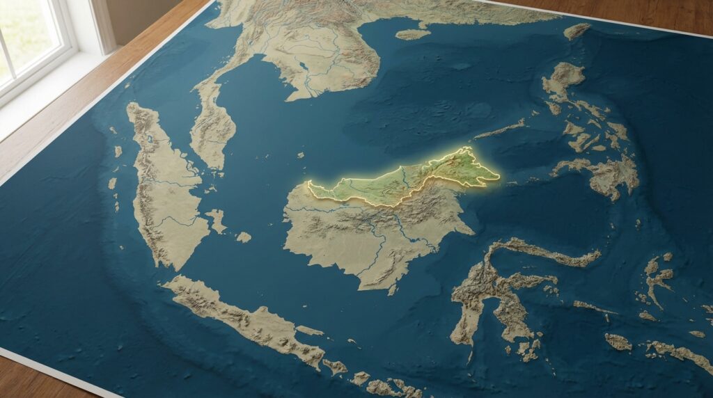 découvrez l'emplacement exact de sabah sur la carte du monde, sa géographie, et son importance régionale en asie du sud-est.