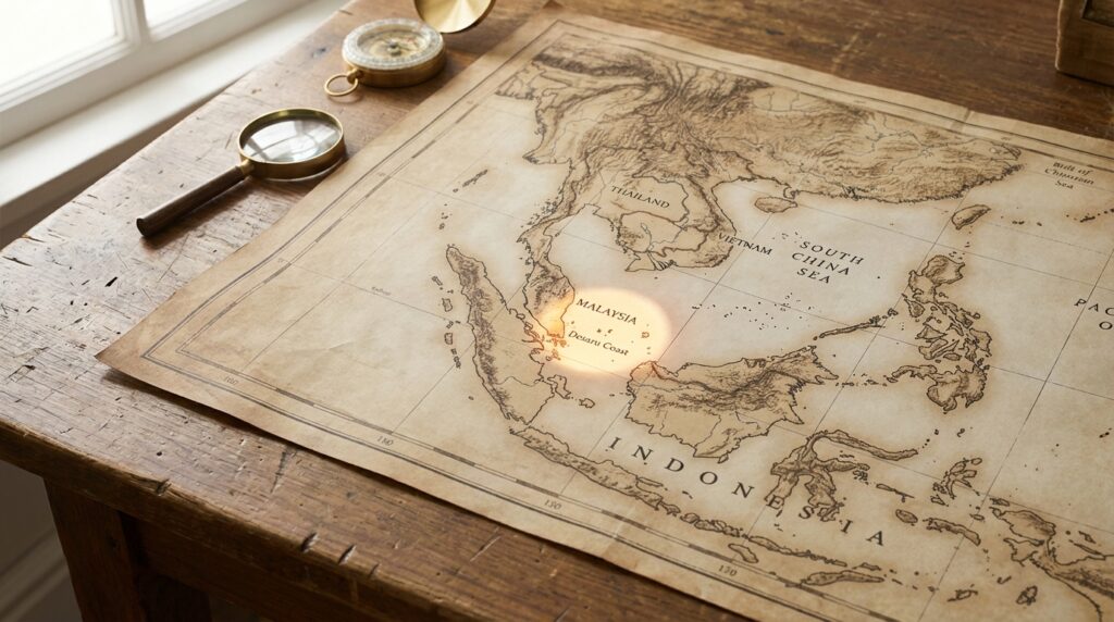 découvrez l'emplacement précis de desaru coast sur la carte du monde et apprenez-en plus sur cette destination touristique prisée en malaisie.